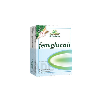 NATURES Femiglucan vaginálne čapíky 1x10 ks