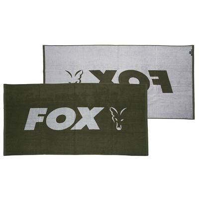 FOX - Uterák Beach Towel Green/Silver 80 x 160 cm