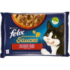 Felix cat kaps.-Sens.Sauce Surpr.Multipack morka 4 x 85 g