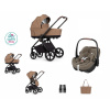 Venicci kočík CLARO 3v1 + autosedačka Pebble 360 Pro2, Caramel