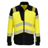 PORTWEST Mikina PW3 FR717 Modaflame Knit Hi-Vis FR na zip, reflexní POR-FR717YBRXXL 2XL Žlutá/černá