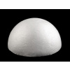 Polguľa Ø19 cm polystyrén - biela