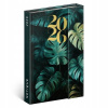 NOTIQUE Týždenný magnetický diár Monstera 2026, 11 x 16 cm