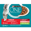 Purina One SterilCat hovädzie losos morka v šťave 12 x 85 g
