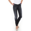 Wrangler Džínsy Skinny Jaclyn W26DLI53K Čierna