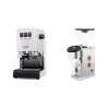 Gaggia New Classic EVO, white + Rocket Espresso FAUSTINO 3.1, copper