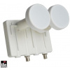 Satelitný konvertor LNB GoSAT GSC-302 Monoblok 4,3 Twin