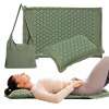 Akupresúrna podložka TREXO ECO s vankúšom TXO-B4Z006-GN zelená 68x44x2 cm