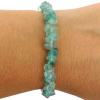 Náramok Apatit tyrkysovo-zelený