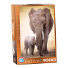 Eurographics The Elephant and baby elephant 1000 dielov