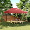 Skladací pop-up párty stan burgundský 410x279x315 cm-ForU-4005011