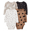 CARTERS CARTER'S Body dl. rukáv Koala dievča LBB 4ks NB /veľ.56