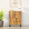 Komoda so 4 dvierkami 60x33x75 cm masívny mangovník-ForU-352920