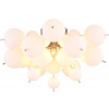 Globo Lighting Udo stropné svietidlo 3x25 W biela-niklová 15633DO