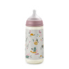 SUAVINEX | Dojčenská fľaša 360 ml L Walk - ružová