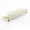 Biante Zamatový vankúš valec bonbon Velvet Brick SVB-203 Smotanový 15x80 cm
