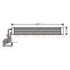 chladič oleje-servo 3.2i 24V (±A±AC), 4.2i 40V (+A±AC), 4.5i 24V (+A±AC), 2.5TDi (±A±AC), 5.0TDi (+A±AC) [560*75*16] 58003264