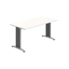 OFFICE PRO s.r.o. HOBIS kancelársky stôl jednací rovný - FJ 1600, biela