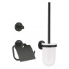 Grohe QuickFix Start Set doplnkov pre toaletu 3 v 1, matná čierna 412042430-GR