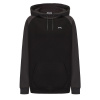 Slazenger Fleece Contrast pánska mikina Black/Charcoal 2XL