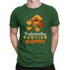 Profesionálny pastier sliepok - pánske tričko s potlačou - Tričkový | XXL | Zelený | Pánske tričko