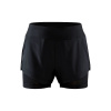 Dámske bežecké šortky CRAFT ADV Essence 2v1 black L