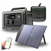 Sada Prenosná powerbanka Stanica Allpowers R600 600W Slnečný panel 100W