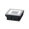 PAULMANN Zemní zápustné svítidlo Solar Cube LED ušlecht.ocel 1ks 93774