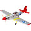 Super Flying Model P-51D Mustang 20cc 1.7m ARF červený