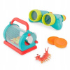 Sieťka na hmyz pre deti - B.toys Malý bádateľ – súprava malého bádateľa prírody, s ďalekohľadom (B.Tays Little Explorer - sada malého prírodného výskumného pracovníka s ďalekohľadmi)