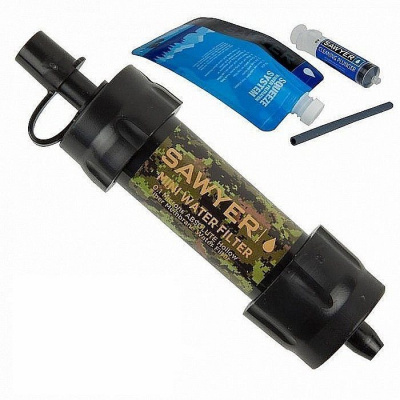 Cestovný filter na vodu Sawyer Mini Filter camo (050716001075)