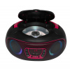 Denver TCL-212BT PINK Bluetooth Boombox s FM rádiom / CD / USB vstupom