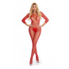 RISQUE BODYSTOCKING BEZ ROZKROKU ČERVENÁ, M/L