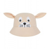 Larkwood Detský bavlnený klobúčik LW093 Light Brown Bunny 1/2 years