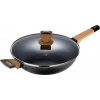 Bergner Panvica hlboká s nepriľnavým povrchom a pokrievkou 28 cm Earth Black