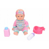 Interaktívna bábika s cikaním a zvukovými efektmi, 25 cm - Zábavná hračka s