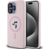 Karl Lagerfeld Liquid Silicone Karl and Choupette Magsafe iPhone 14 Pro Max Pink KLHMP14XSCMKCRHP