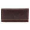 Dlhá kožená peňaženka Poyem 5214 hnedá