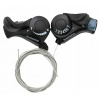 Manžety Shimano SL-TX30 3x7 komplet + pancier prehadzovačky 3 m + 10 koncoviek
