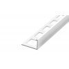 SP3 ukončovacia lišta L ACARA, PREMIUM, hliník lakovaný biela, 10 mm, 3 m