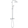 GROHE TEMPESTA COSMOPOLITAN 210 sprchový stĺp s nástennou termostatickou batériou, chróm, 27922001