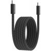 Canyon CCMG60AB15, USB-C / USB-C, PD 60 W, opletený, čierny CND-CCMG60AB15B