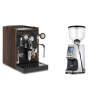 Biepi Sara PID, black/wood + Eureka Atom Specialty 65, chrome