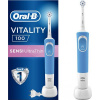 Hnedá Oral-B Elektrická zubná kefka Vitality D100 Modrá Sensitive