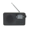 Nedis RDFM2225BK - FM Rádio | 2 W | Napájení Accu / Napájení z USB | Digitální | 2 W | Velikost obrazovky: 1.77 