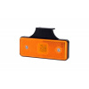 Obrysové svetlo 3 LED s reflektorom a závesom a montážou 12v 24v Oranžová Horpol