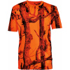 Pánske tričko Percussion GhostCamo Veľkosť: 2XL, Farba: oranžová