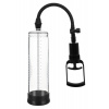 BOSS SERIES Powerpump Max Black Clear - vákuová pumpa na penis