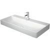 DURAVIT DuraSquare závesné umývadlo s otvorom, bez prepadu, spodná strana brúsená, 1000 x 470 mm, biela, 2353100071
