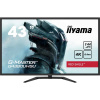 Iiyama G-Master Red Eagle G4380UHSU-B1 herný monitor 108 cm (42.5 palca) En.trieda 2021 F (A - G) 3840 x 2160 Pixel UHD 0.4 ms HDMI ™, DisplayPort, na; G4380UHSU-B1